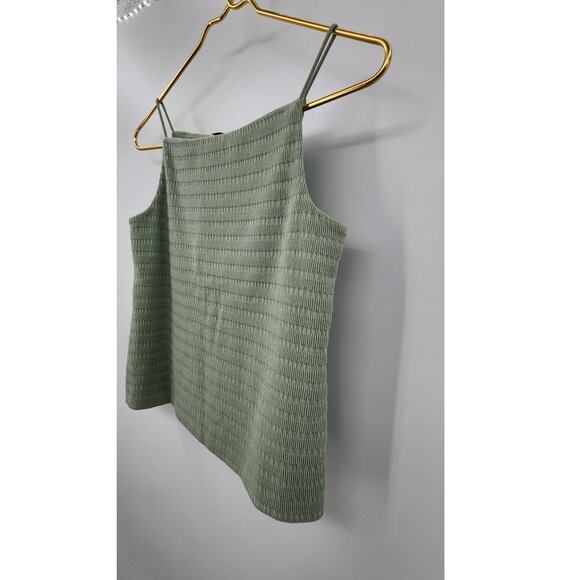 LNA Lena High Neck Tank Sage Square Neck Tank Top Green Size XS - Picture 6 of 8